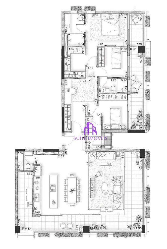 Apartamento, 2 quartos, 86 m² - Foto 3