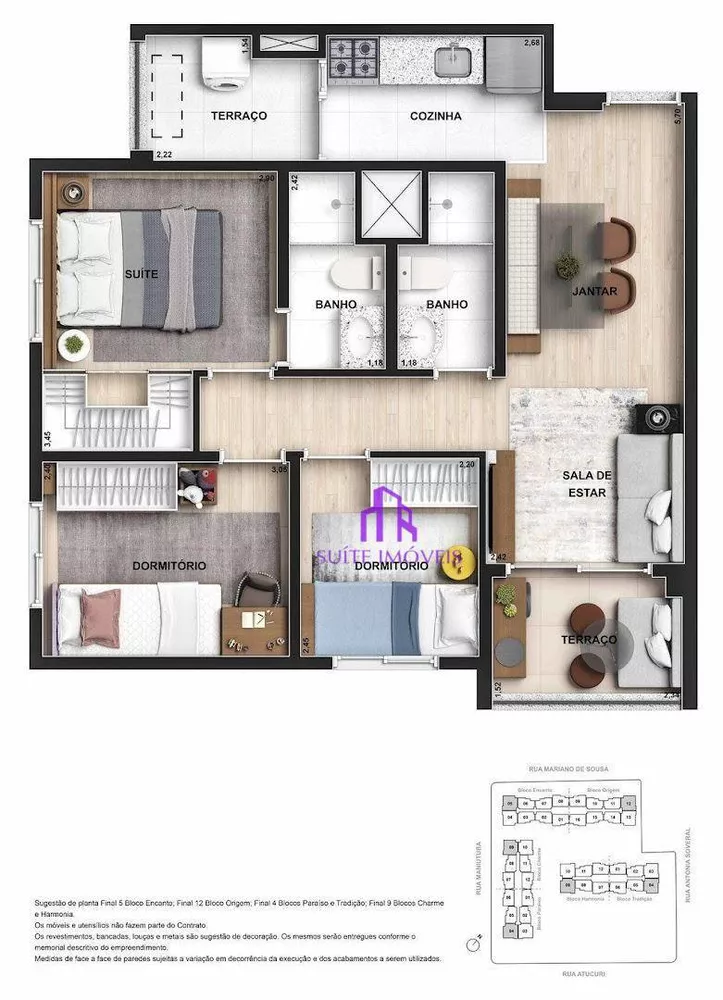 Apartamento, 2 quartos, 68 m² - Foto 21