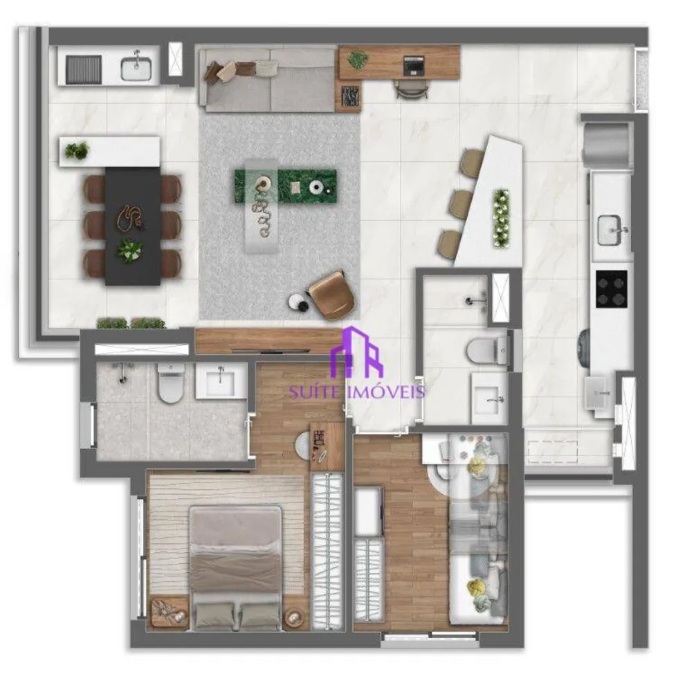 Apartamento, 2 quartos, 92 m² - Foto 3