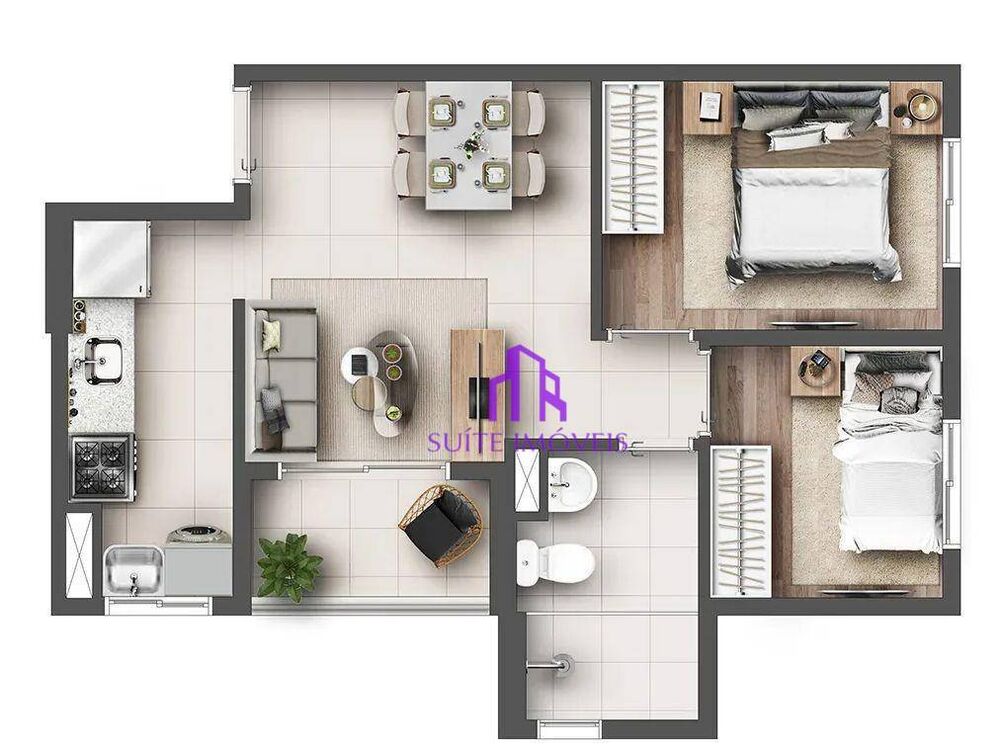 Apartamento, 2 quartos, 39 m² - Foto 6