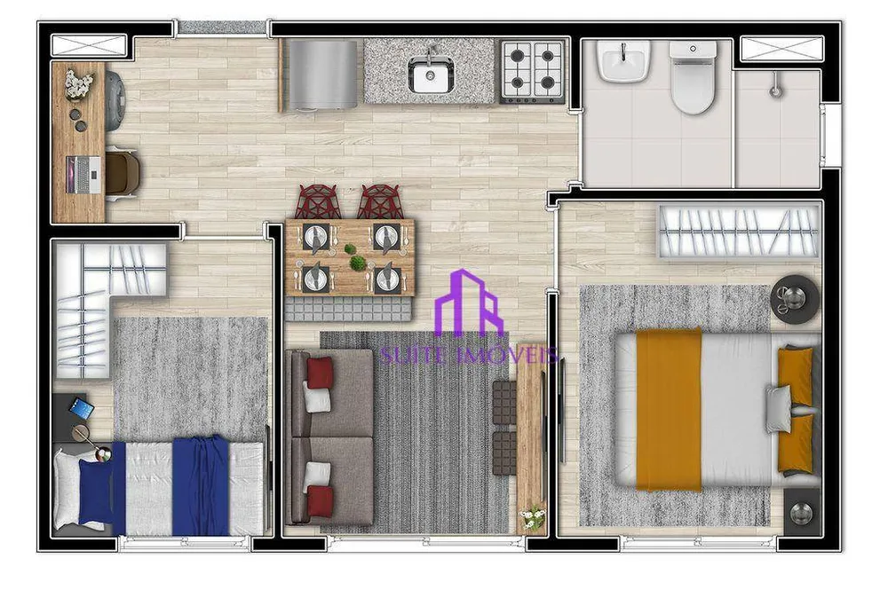 Kitnet-Studio, 24 m² - Foto 4