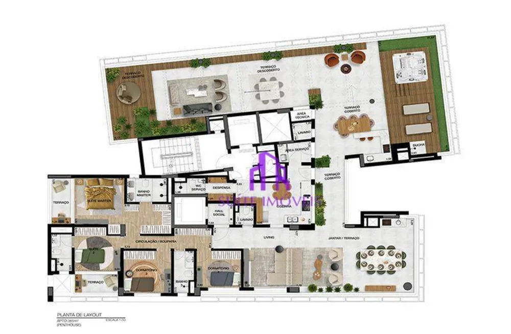 Apartamento, 4 quartos, 195 m² - Foto 3