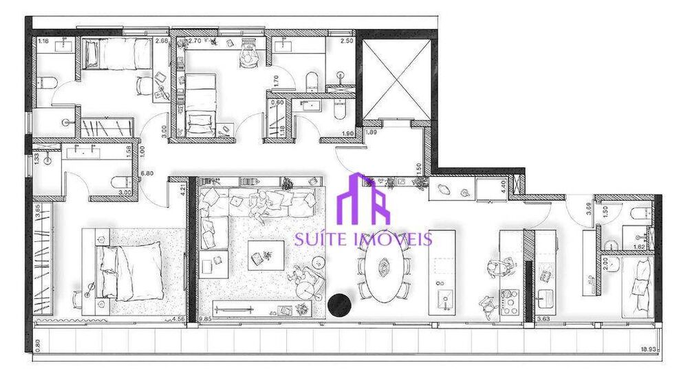 Apartamento, 2 quartos, 148 m² - Foto 2
