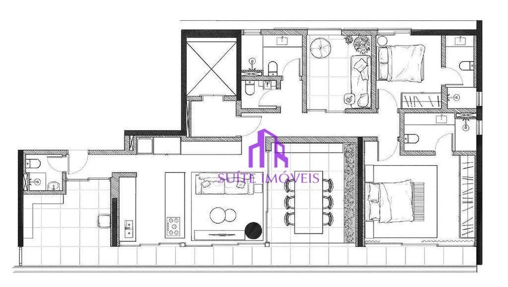Apartamento, 2 quartos, 148 m² - Foto 4