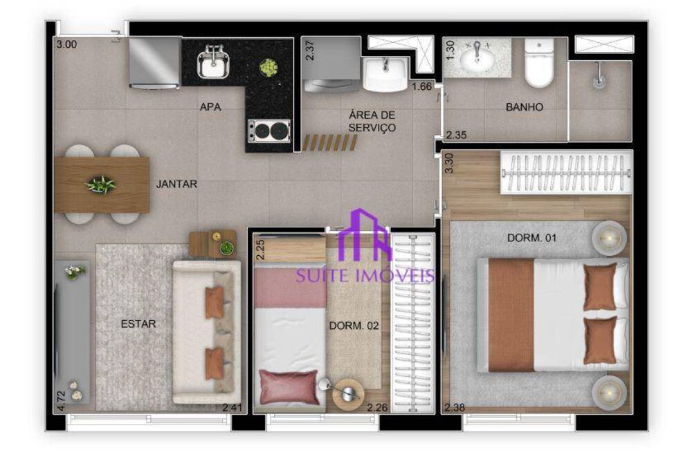 Kitnet-Studio, 26 m² - Foto 5