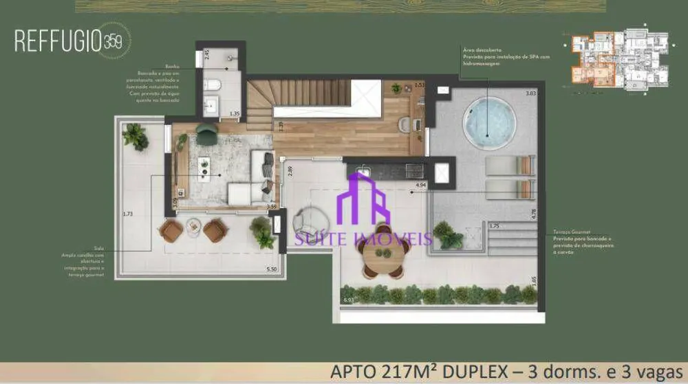 Apartamento, 3 quartos, 217 m² - Foto 3