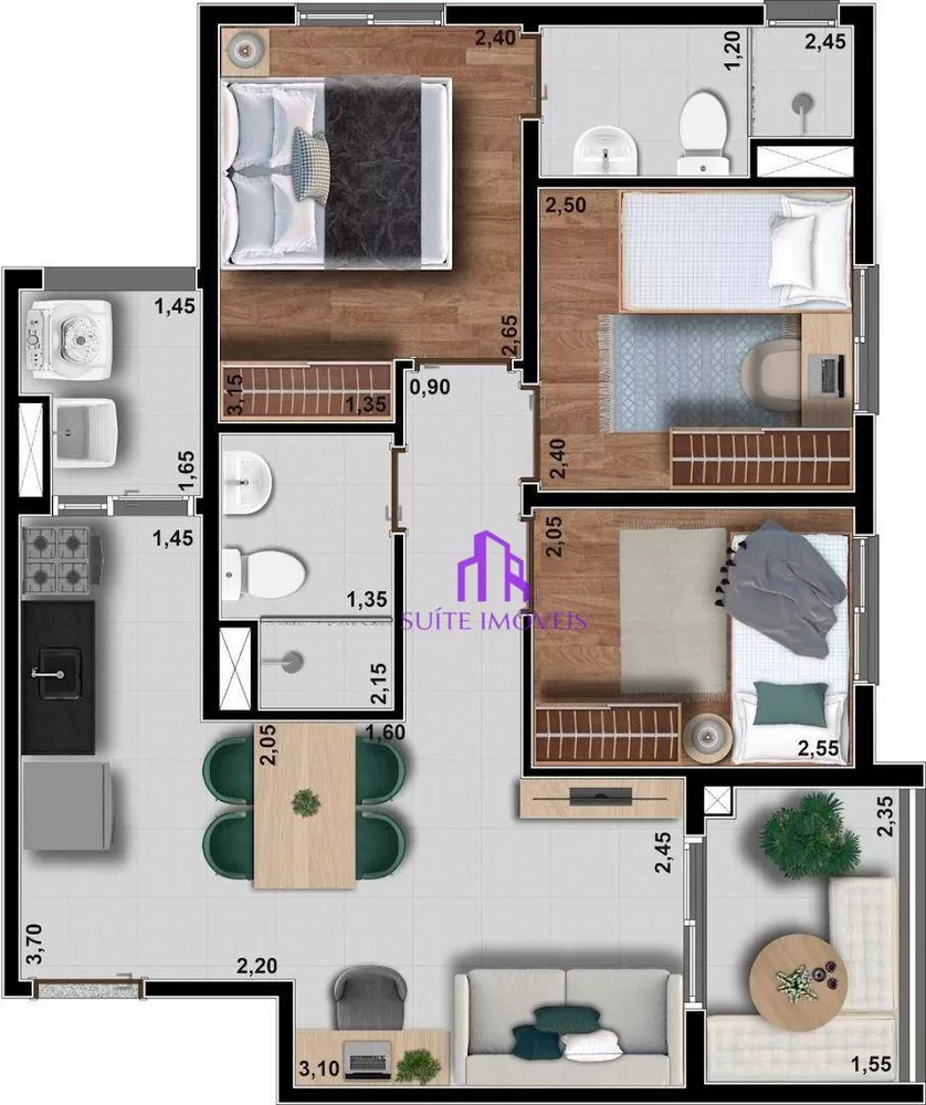 Apartamento à venda com 2 quartos, 38m² - Foto 19