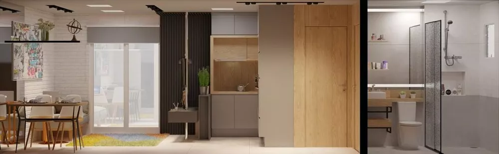 Apartamento à venda com 2 quartos, 35m² - Foto 8