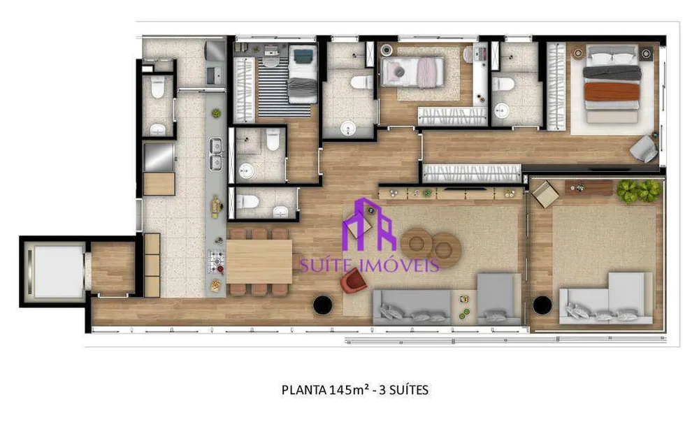 Apartamento, 3 quartos, 384 m² - Foto 4