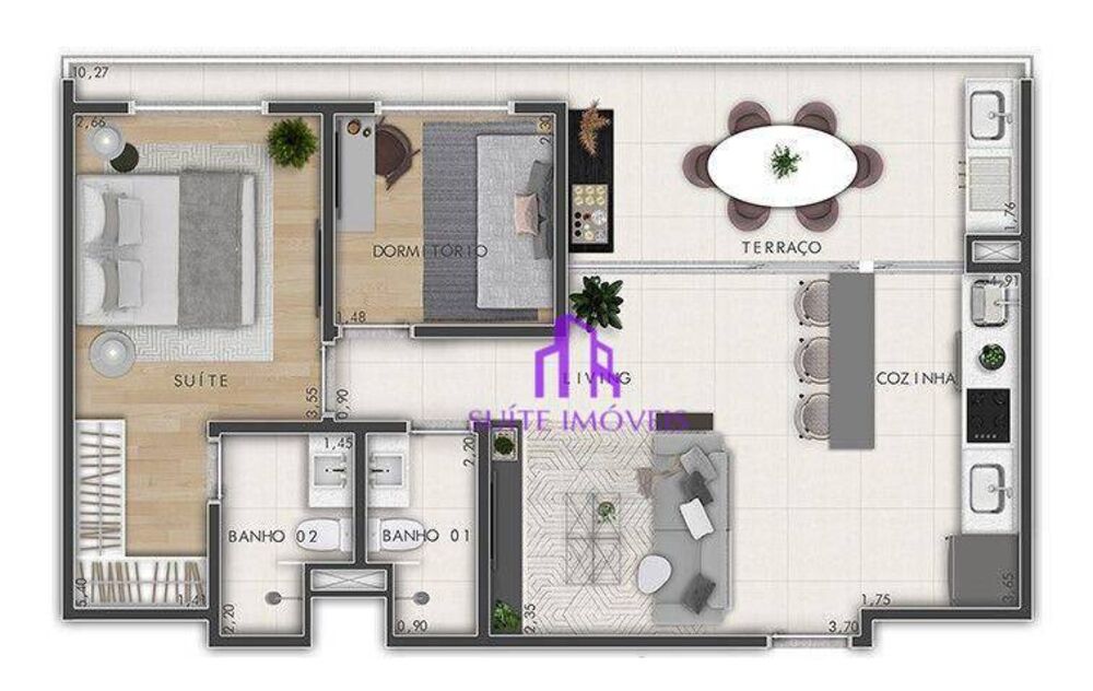 Apartamento, 2 quartos, 80 m² - Foto 12