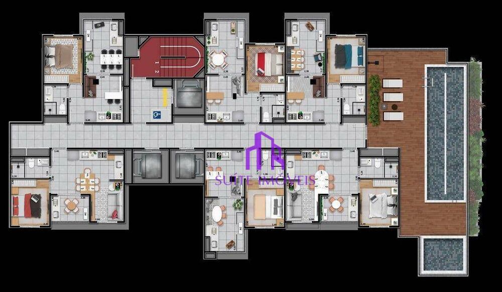 Apartamento, 1 quarto, 54 m² - Foto 8