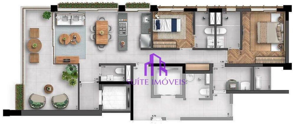 Apartamento, 2 quartos, 105 m² - Foto 5