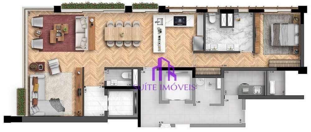 Apartamento, 2 quartos, 105 m² - Foto 6