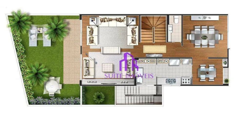 Casa de Condomínio, 4 quartos - Foto 4