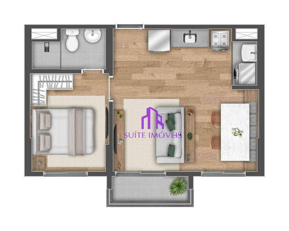 Apartamento, 2 quartos, 34 m² - Foto 4