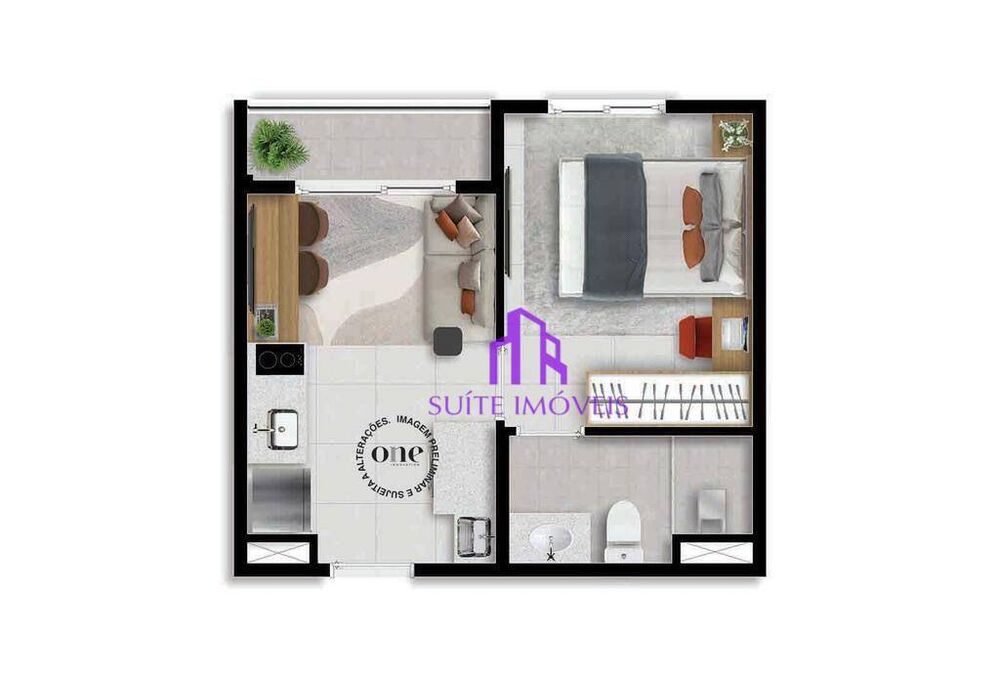 Apartamento, 2 quartos, 37 m² - Foto 13