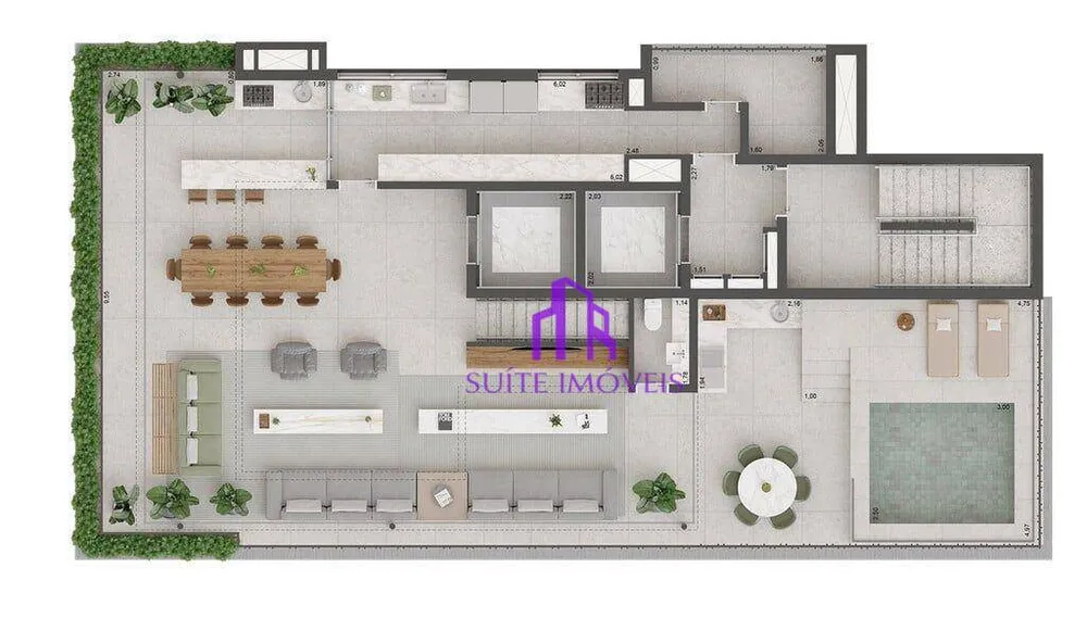 Apartamento, 3 quartos, 167 m² - Foto 3