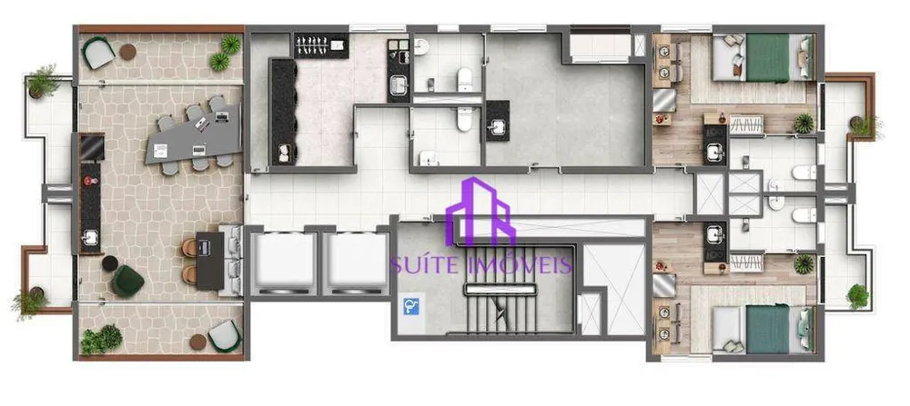 Kitnet-Studio, 24 m² - Foto 1
