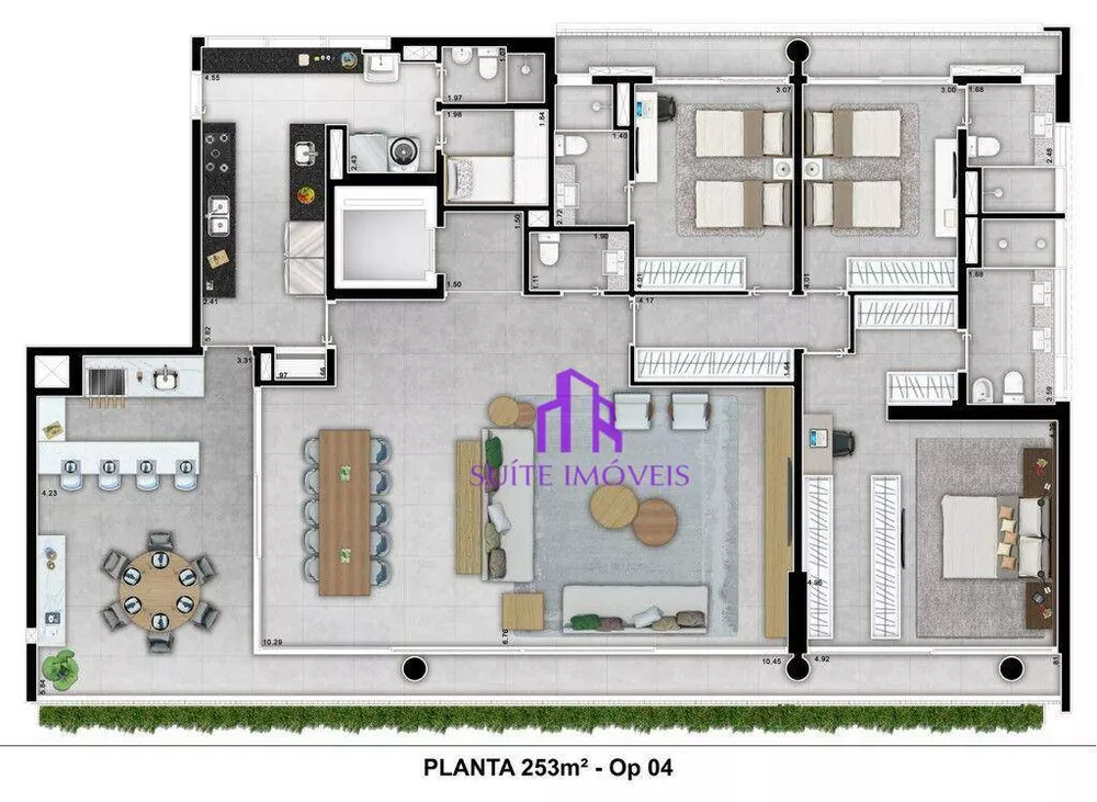 Apartamento, 3 quartos, 252 m² - Foto 6