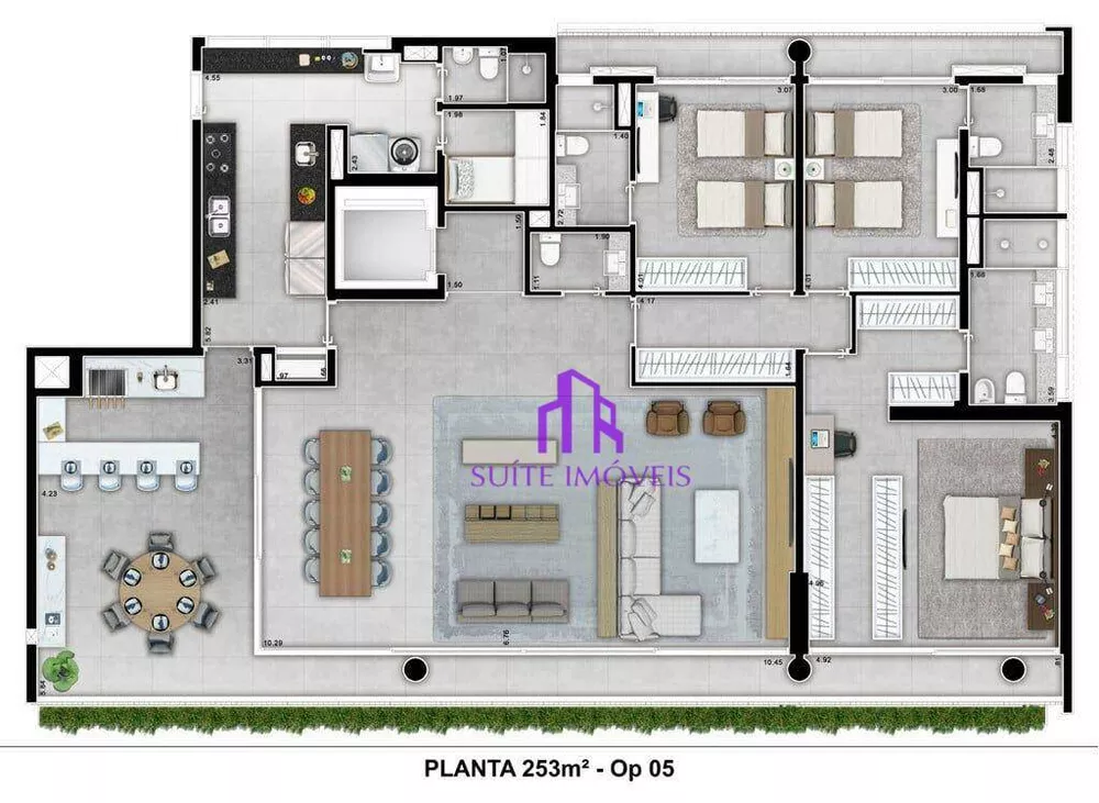 Apartamento, 3 quartos, 252 m² - Foto 7