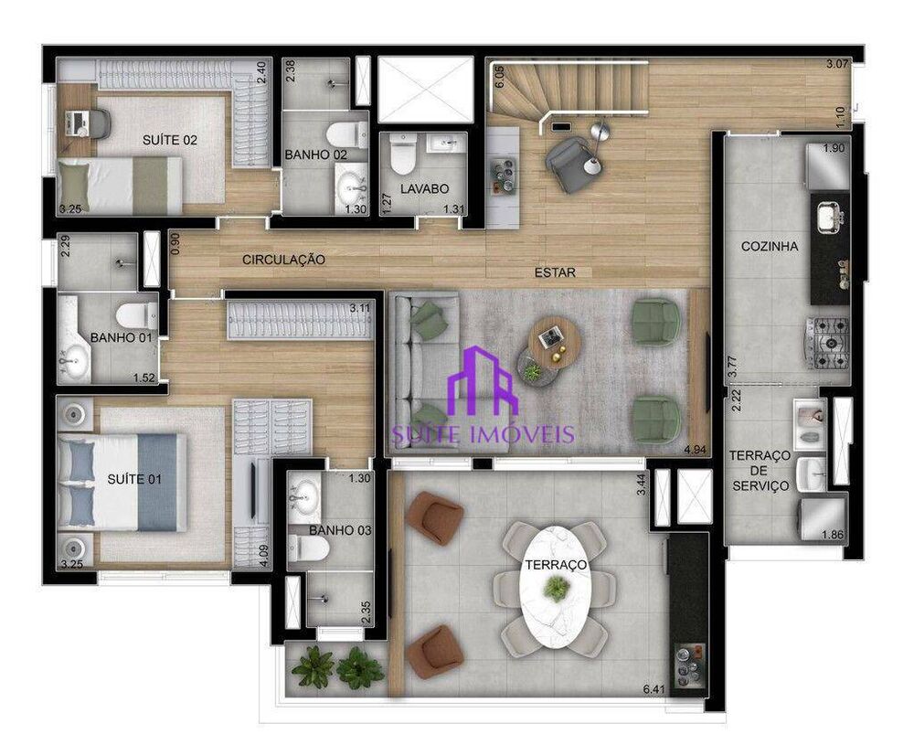 Apartamento, 2 quartos, 70 m² - Foto 4