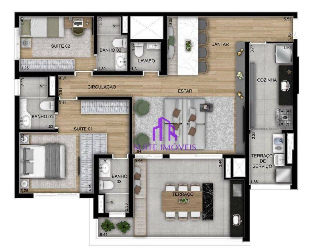 Apartamento, 2 quartos, 70 m² - Foto 8