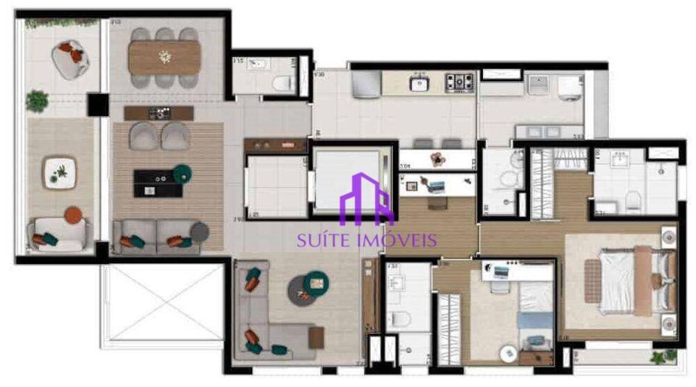 Apartamento, 2 quartos, 127 m² - Foto 13