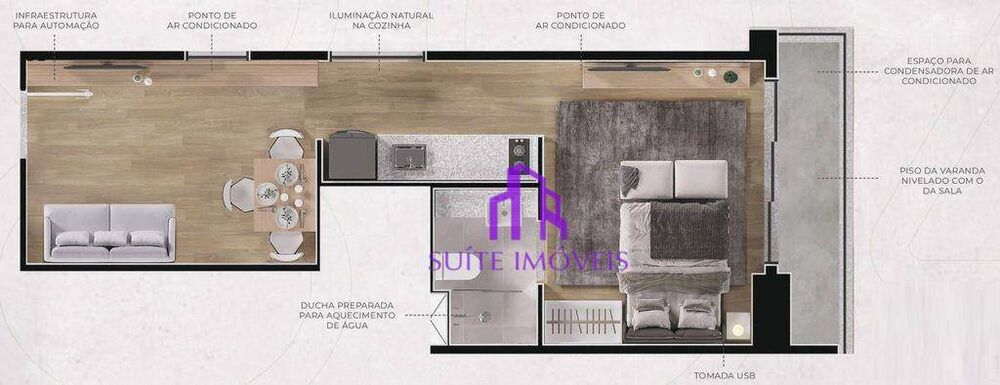 Kitnet-Studio, 37 m² - Foto 15