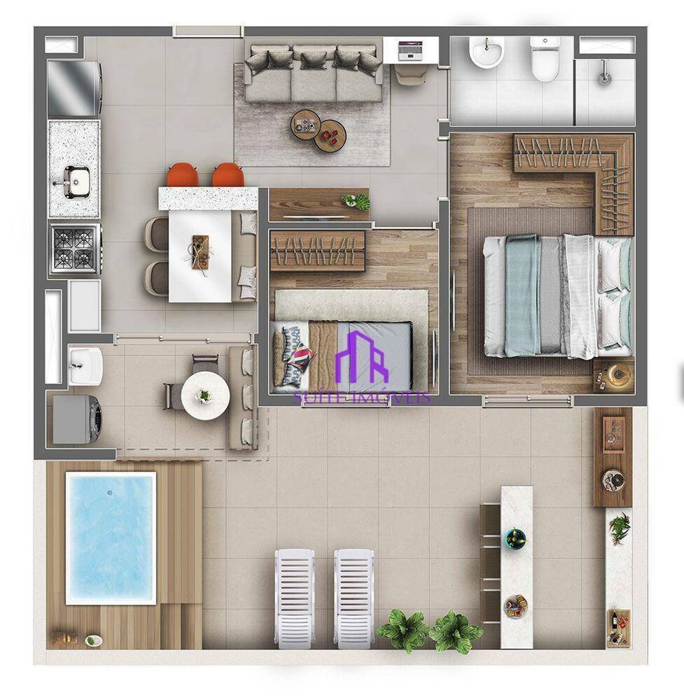 Apartamento, 2 quartos, 60 m² - Foto 13