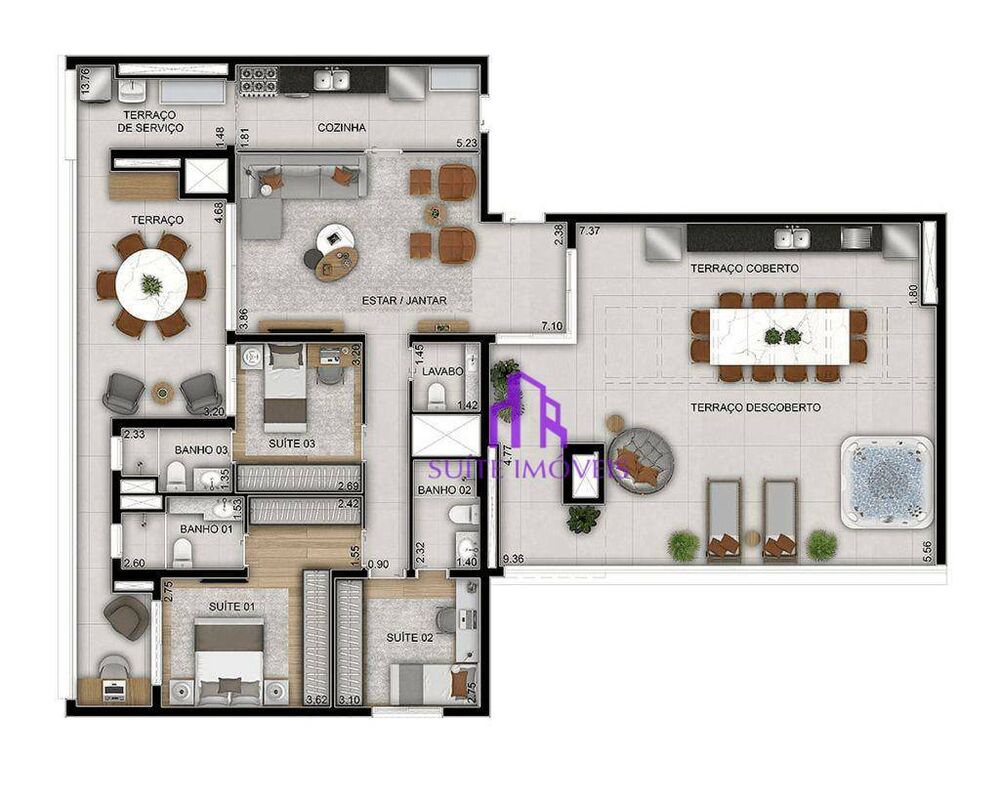Apartamento, 2 quartos, 75 m² - Foto 4