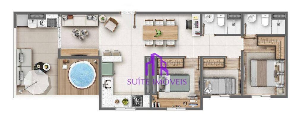 Apartamento, 3 quartos, 127 m² - Foto 3
