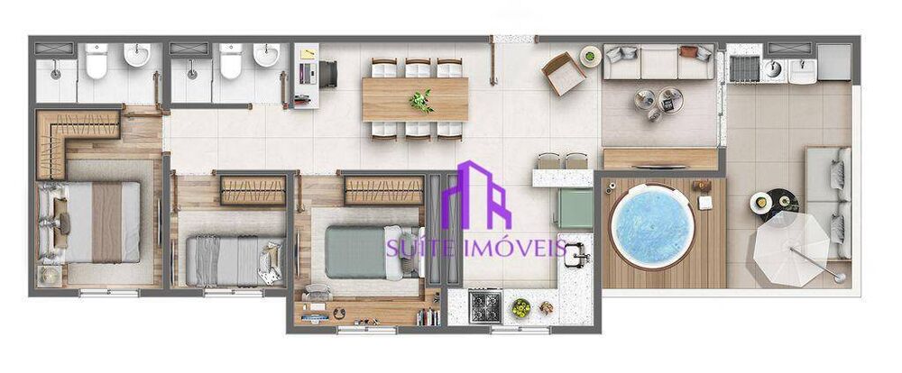 Apartamento, 3 quartos, 127 m² - Foto 8