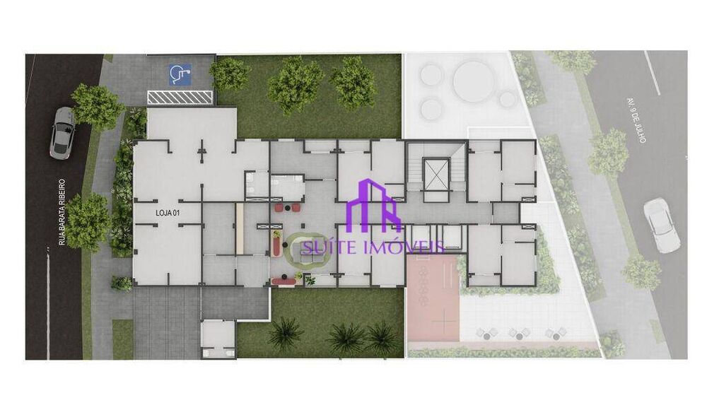 Loja-Salão, 253 m² - Foto 1