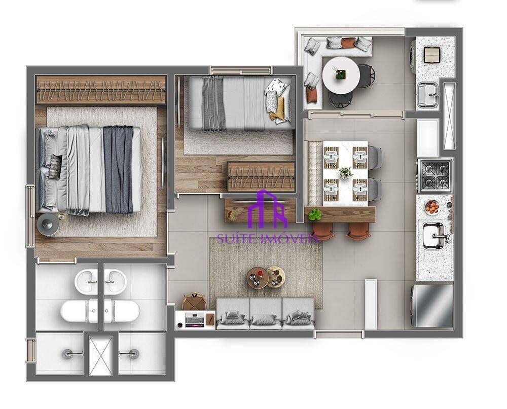 Cobertura, 3 quartos, 70 m² - Foto 6