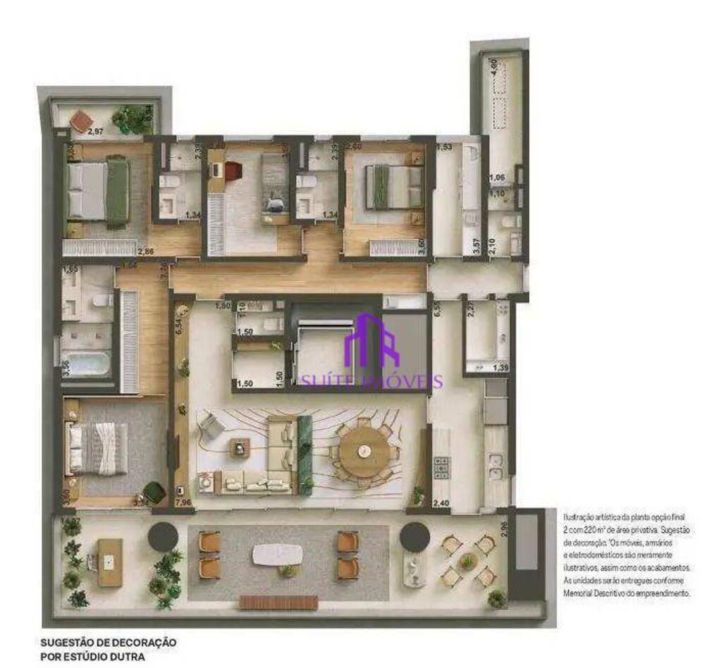 Apartamento, 4 quartos, 302 m² - Foto 2