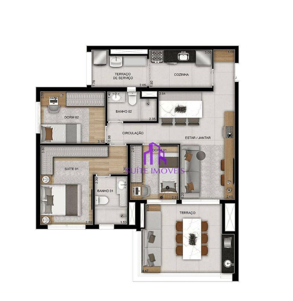 Apartamento, 3 quartos, 90 m² - Foto 10