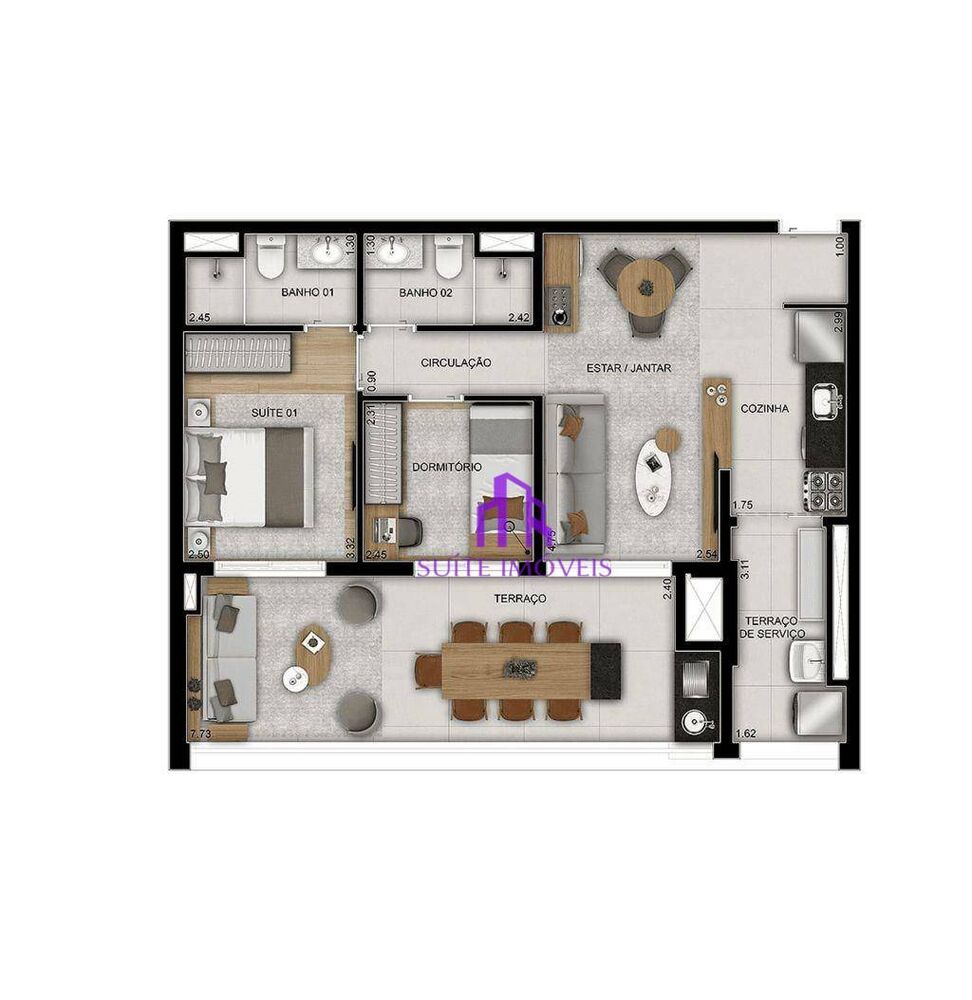 Apartamento, 3 quartos, 90 m² - Foto 6