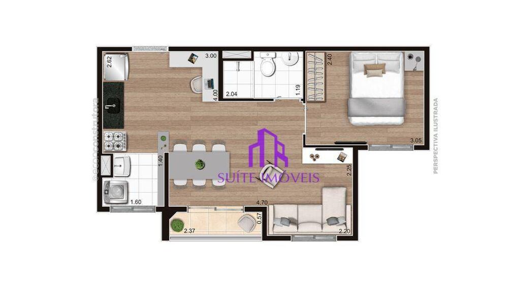 Apartamento, 2 quartos, 37 m² - Foto 14