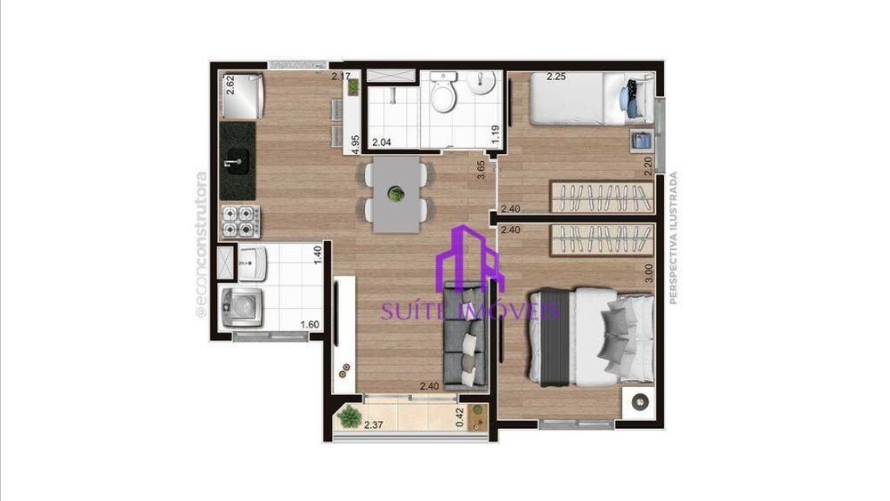 Apartamento, 2 quartos, 37 m² - Foto 16