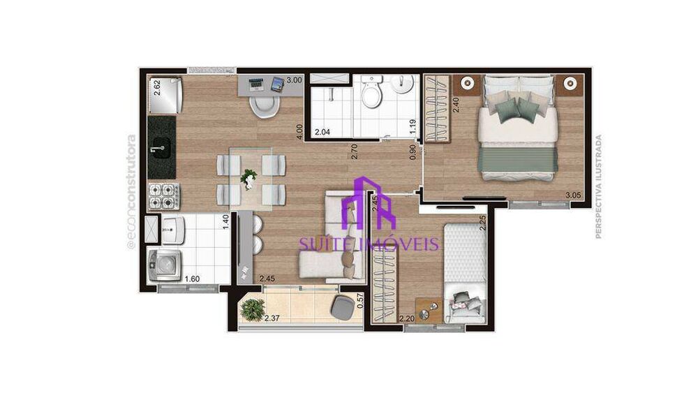 Apartamento, 2 quartos, 37 m² - Foto 15