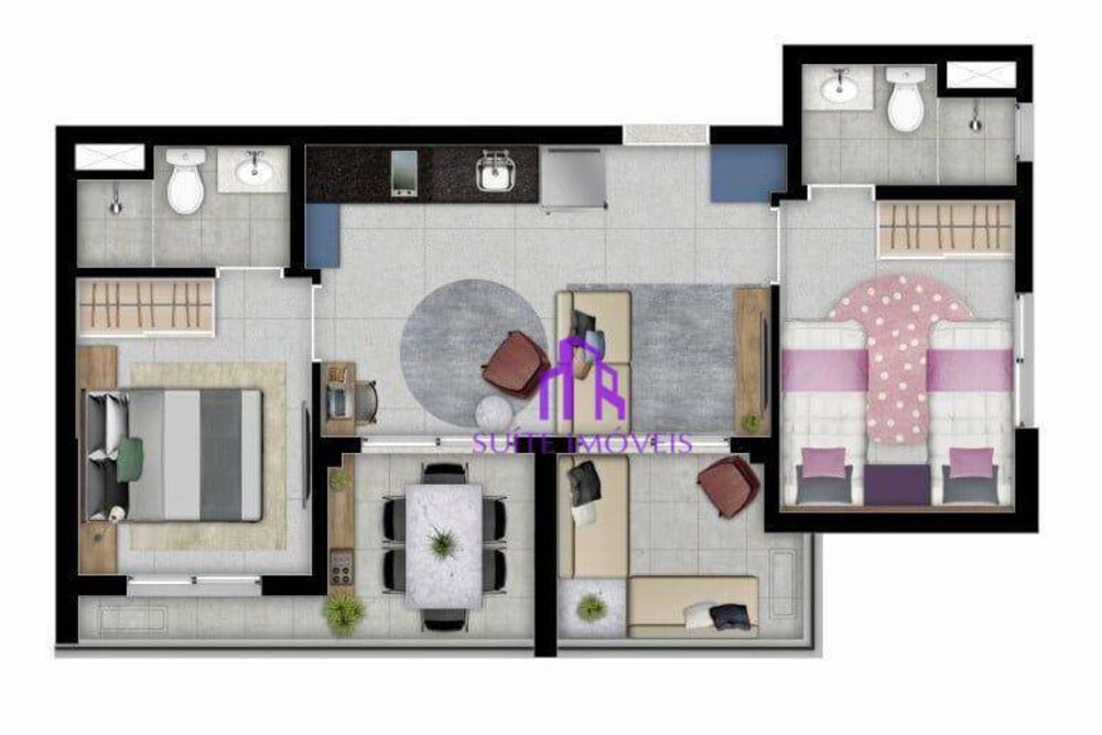 Apartamento, 2 quartos, 55 m² - Foto 21