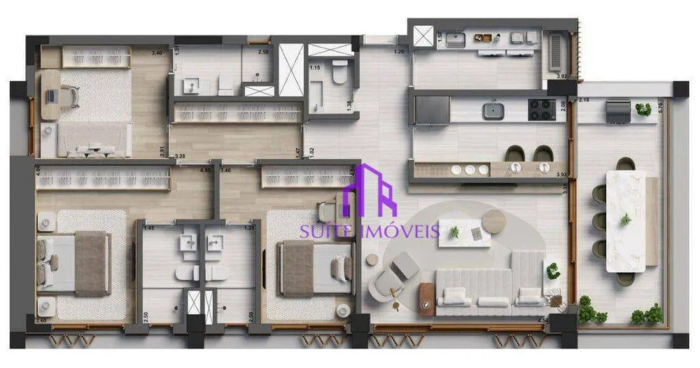 Apartamento, 2 quartos, 70 m² - Foto 1