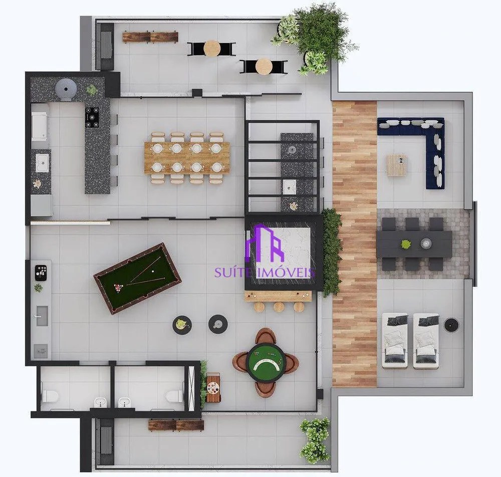 Apartamento, 1 quarto, 37 m² - Foto 2