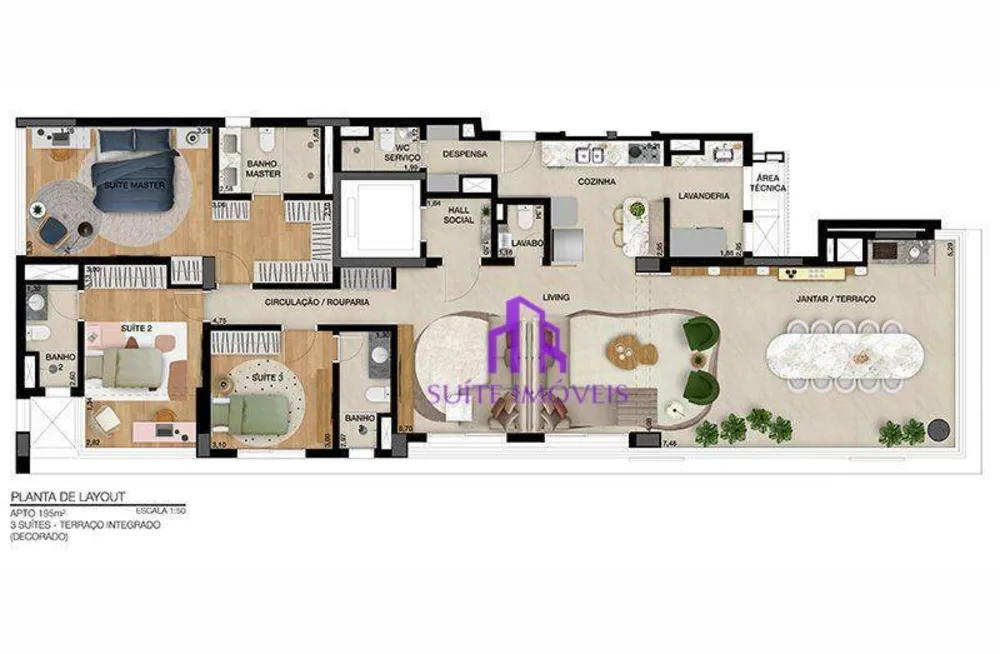 Apartamento, 3 quartos, 167 m² - Foto 1