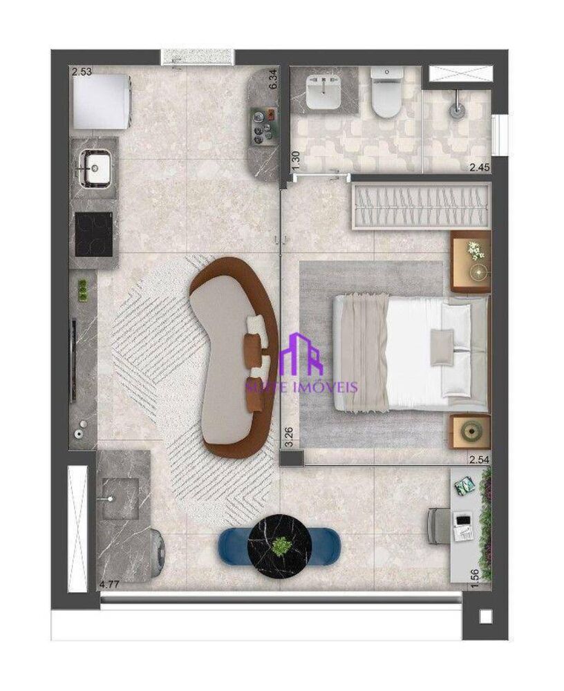 Kitnet-Studio, 25 m² - Foto 14