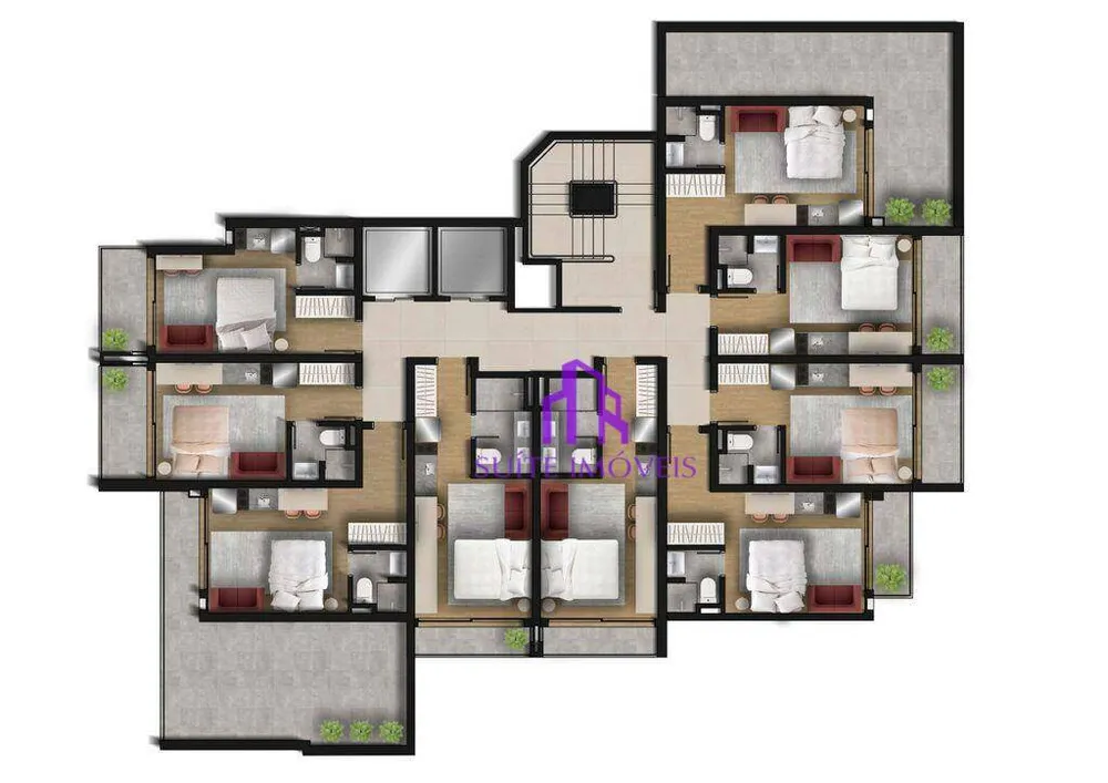 Apartamento, 1 quarto, 42 m² - Foto 3