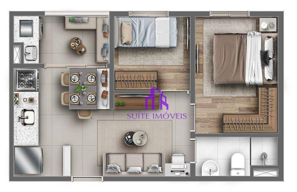 Apartamento, 2 quartos, 40 m² - Foto 5