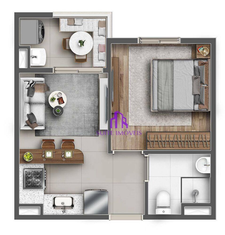 Apartamento, 2 quartos, 40 m² - Foto 15