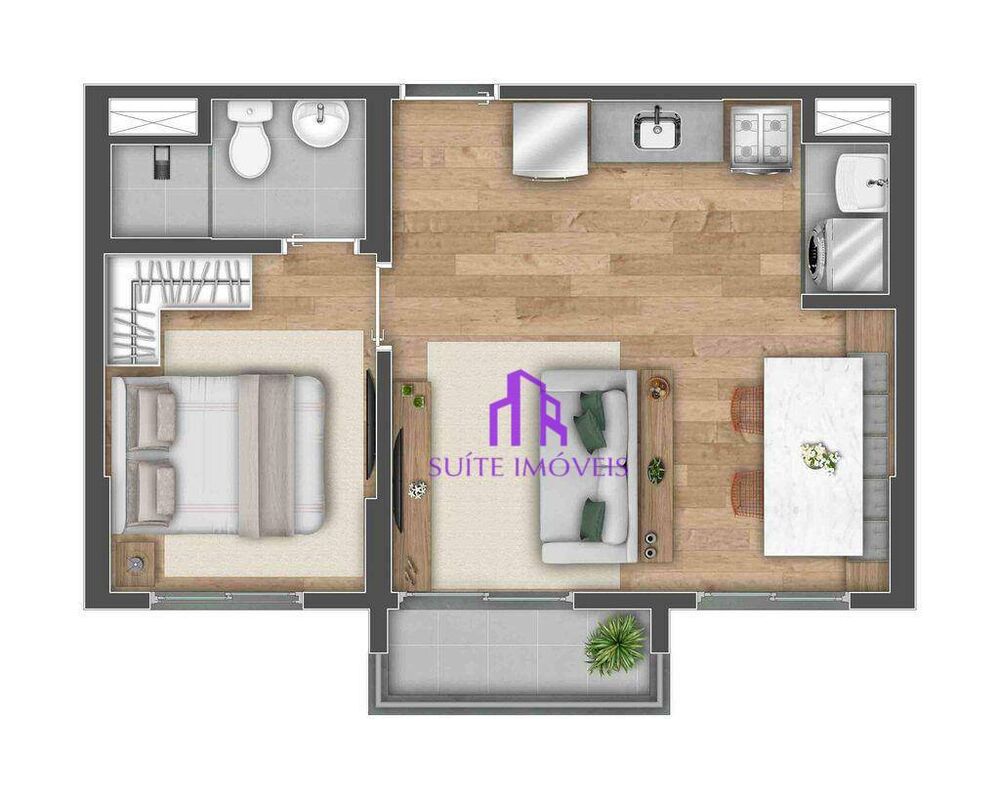 Apartamento, 2 quartos, 36 m² - Foto 4