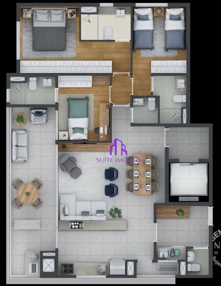 Apartamento, 3 quartos, 111 m² - Foto 5